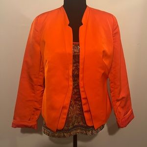 Tangerine blazer